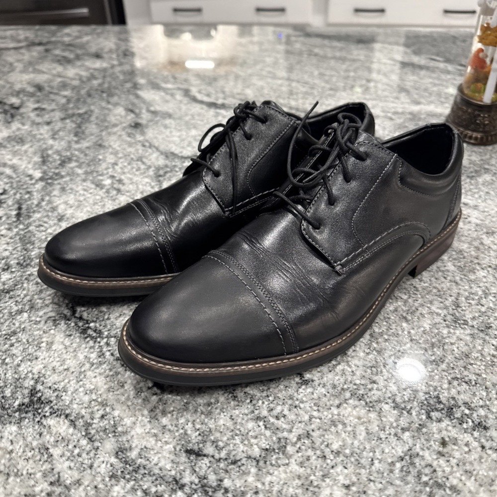 Nunn‎ Bush Men's Westfield Comfort Cap Toe Oxford  Size 13D Black 81423-001 - Picture 2 of 15